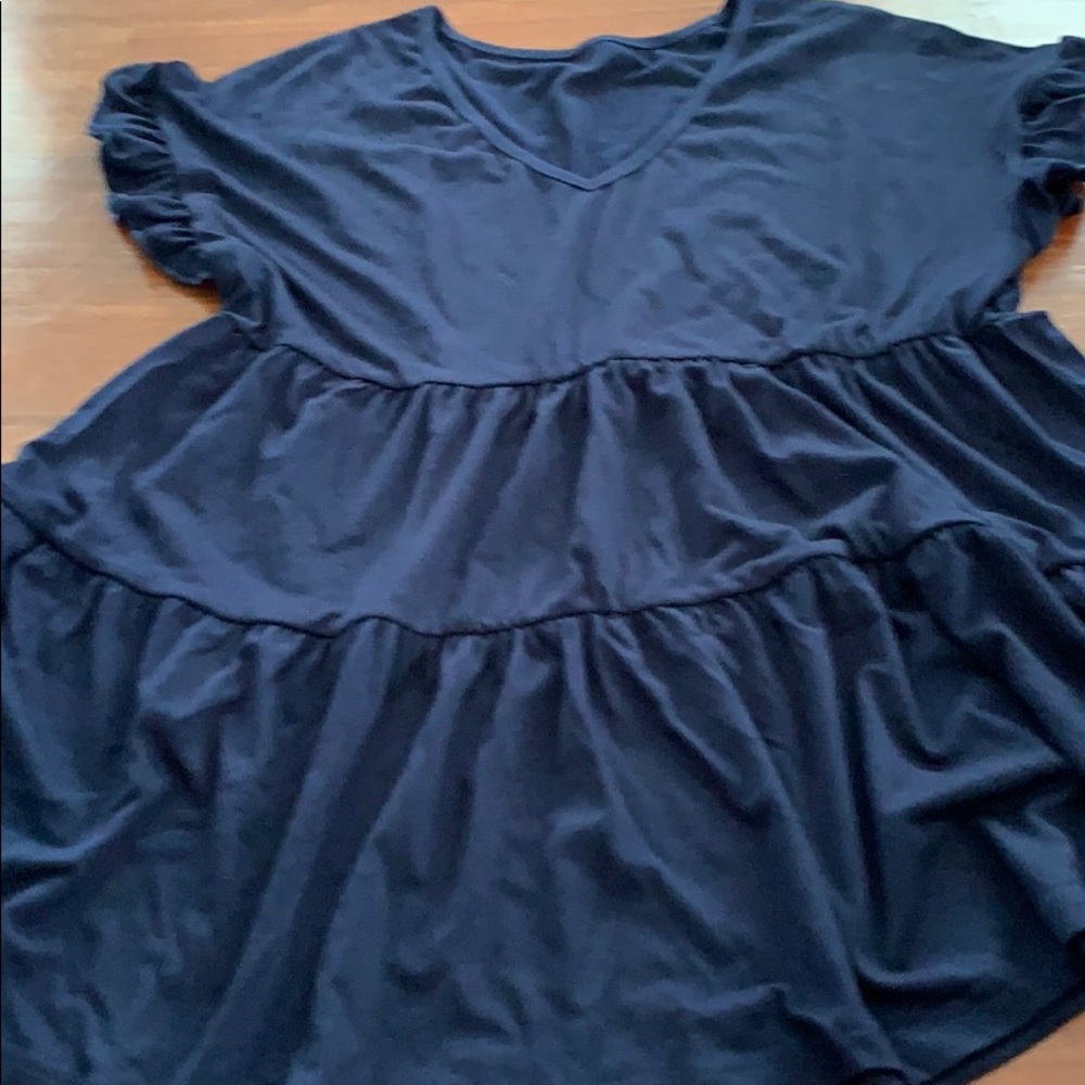 Mini ruffle dress